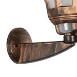 GLOBOSTAR® VERDI 203-0233 Vintage Φωτιστικό Τοίχου - Απλίκα με Ντουί 1 x E27 AC 220-240V IP44 - Χάλκινο - Μ18 x Π25 x Υ40cm - Image 7