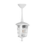 GLOBOSTAR® ZARDIN 203-0237 Vintage Φωτιστικό Οροφής με Ντουί 1 x E27 AC 220-240V IP44 - Λευκό - Μ17 x Π17 x Υ22cm - Image 4