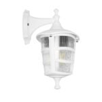 GLOBOSTAR® ZARDIN 203-0239 Vintage Φωτιστικό Τοίχου - Απλίκα με Ντουί 1 x E27 AC 220-240V IP44 - Λευκό - Μ17 x Π21 x Υ30cm - Image 5