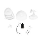 GLOBOSTAR® ZARDIN 203-0239 Vintage Φωτιστικό Τοίχου - Απλίκα με Ντουί 1 x E27 AC 220-240V IP44 - Λευκό - Μ17 x Π21 x Υ30cm - Image 8