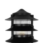 GLOBOSTAR® LANTERNA 203-0244 Μοντέρνο Φωτιστικό Τοίχου - Απλίκα με Ντουί 1 x E27 AC 220-240V IP44 - Μαύρο - Μ16 x Π23 x Υ30cm - Image 7