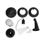 GLOBOSTAR® LANTERNA 203-0244 Μοντέρνο Φωτιστικό Τοίχου - Απλίκα με Ντουί 1 x E27 AC 220-240V IP44 - Μαύρο - Μ16 x Π23 x Υ30cm - Image 8