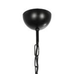 GLOBOSTAR® TRITON 203-0253 Vintage Κρεμαστό Φωτιστικό Οροφής με Ντουί 5 x E27 AC 220-240V IP20 - Μαύρο & Μπεζ - Μ50 x Π50 x Υ48cm - Image 11