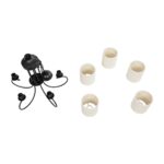 GLOBOSTAR® TRITON 203-0253 Vintage Κρεμαστό Φωτιστικό Οροφής με Ντουί 5 x E27 AC 220-240V IP20 - Μαύρο & Μπεζ - Μ50 x Π50 x Υ48cm - Image 12