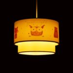 GLOBOSTAR® OWL 204-0001 Παιδικό Κρεμαστό Φωτιστικό Οροφής με Ντουί 1 x E27 AC 220-240V IP20 - Πολύχρωμο - Μ30 x Π30 x Υ24cm - Image 3