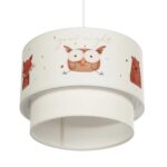 GLOBOSTAR® OWL 204-0001 Παιδικό Κρεμαστό Φωτιστικό Οροφής με Ντουί 1 x E27 AC 220-240V IP20 - Πολύχρωμο - Μ30 x Π30 x Υ24cm - Image 6