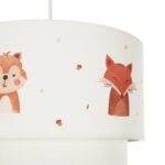 GLOBOSTAR® OWL 204-0001 Παιδικό Κρεμαστό Φωτιστικό Οροφής με Ντουί 1 x E27 AC 220-240V IP20 - Πολύχρωμο - Μ30 x Π30 x Υ24cm - Image 9