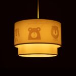 GLOBOSTAR® BEAR 204-0003 Παιδικό Κρεμαστό Φωτιστικό Οροφής με Ντουί 1 x E27 AC 220-240V IP20 - Πολύχρωμο - Μ30 x Π30 x Υ24cm - Image 3