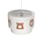GLOBOSTAR® BEAR 204-0003 Παιδικό Κρεμαστό Φωτιστικό Οροφής με Ντουί 1 x E27 AC 220-240V IP20 - Πολύχρωμο - Μ30 x Π30 x Υ24cm - Image 7