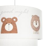 GLOBOSTAR® BEAR 204-0003 Παιδικό Κρεμαστό Φωτιστικό Οροφής με Ντουί 1 x E27 AC 220-240V IP20 - Πολύχρωμο - Μ30 x Π30 x Υ24cm - Image 8