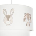 GLOBOSTAR® BEAR 204-0003 Παιδικό Κρεμαστό Φωτιστικό Οροφής με Ντουί 1 x E27 AC 220-240V IP20 - Πολύχρωμο - Μ30 x Π30 x Υ24cm - Image 9