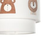 GLOBOSTAR® BEAR 204-0003 Παιδικό Κρεμαστό Φωτιστικό Οροφής με Ντουί 1 x E27 AC 220-240V IP20 - Πολύχρωμο - Μ30 x Π30 x Υ24cm - Image 10