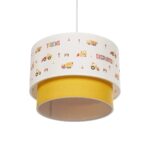 GLOBOSTAR® EXCAVATOR 204-0005 Παιδικό Κρεμαστό Φωτιστικό Οροφής με Ντουί 1 x E27 AC 220-240V IP20 - Πολύχρωμο - Μ30 x Π30 x Υ24cm - Image 6