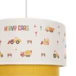 GLOBOSTAR® EXCAVATOR 204-0005 Παιδικό Κρεμαστό Φωτιστικό Οροφής με Ντουί 1 x E27 AC 220-240V IP20 - Πολύχρωμο - Μ30 x Π30 x Υ24cm - Image 9