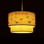 GLOBOSTAR® DINO 204-0006 Παιδικό Κρεμαστό Φωτιστικό Οροφής με Ντουί 1 x E27 AC 220-240V IP20 - Πολύχρωμο - Μ30 x Π30 x Υ24cm - Image 3