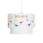 GLOBOSTAR® DINO 204-0006 Παιδικό Κρεμαστό Φωτιστικό Οροφής με Ντουί 1 x E27 AC 220-240V IP20 - Πολύχρωμο - Μ30 x Π30 x Υ24cm - Image 5