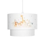 GLOBOSTAR® GIRAFFE 204-0007 Παιδικό Κρεμαστό Φωτιστικό Οροφής με Ντουί 1 x E27 AC 220-240V IP20 - Πολύχρωμο - Μ30 x Π30 x Υ24cm - Image 5