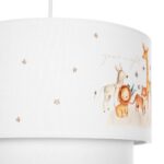 GLOBOSTAR® GIRAFFE 204-0007 Παιδικό Κρεμαστό Φωτιστικό Οροφής με Ντουί 1 x E27 AC 220-240V IP20 - Πολύχρωμο - Μ30 x Π30 x Υ24cm - Image 9