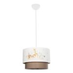 GLOBOSTAR® GIRAFFE 204-0008 Παιδικό Κρεμαστό Φωτιστικό Οροφής με Ντουί 1 x E27 AC 220-240V IP20 - Πολύχρωμο - Μ30 x Π30 x Υ24cm - Image 4