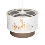 GLOBOSTAR® GIRAFFE 204-0008 Παιδικό Κρεμαστό Φωτιστικό Οροφής με Ντουί 1 x E27 AC 220-240V IP20 - Πολύχρωμο - Μ30 x Π30 x Υ24cm - Image 7