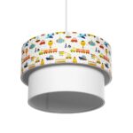 GLOBOSTAR® TRAIN 204-0009 Παιδικό Κρεμαστό Φωτιστικό Οροφής με Ντουί 1 x E27 AC 220-240V IP20 - Πολύχρωμο - Μ30 x Π30 x Υ24cm - Image 6