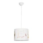 GLOBOSTAR® GIRLSCLUB 204-0010 Παιδικό Κρεμαστό Φωτιστικό Οροφής με Ντουί 1 x E27 AC 220-240V IP20 - Πολύχρωμο - Μ28 x Π28 x Υ24cm - Image 4