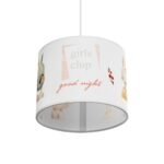 GLOBOSTAR® GIRLSCLUB 204-0010 Παιδικό Κρεμαστό Φωτιστικό Οροφής με Ντουί 1 x E27 AC 220-240V IP20 - Πολύχρωμο - Μ28 x Π28 x Υ24cm - Image 6