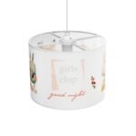 GLOBOSTAR® GIRLSCLUB 204-0010 Παιδικό Κρεμαστό Φωτιστικό Οροφής με Ντουί 1 x E27 AC 220-240V IP20 - Πολύχρωμο - Μ28 x Π28 x Υ24cm - Image 7