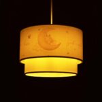 GLOBOSTAR® MOON 204-0011 Παιδικό Κρεμαστό Φωτιστικό Οροφής με Ντουί 1 x E27 AC 220-240V IP20 - Πολύχρωμο - Μ30 x Π30 x Υ24cm - Image 3