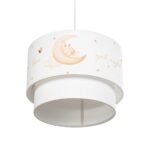 GLOBOSTAR® MOON 204-0011 Παιδικό Κρεμαστό Φωτιστικό Οροφής με Ντουί 1 x E27 AC 220-240V IP20 - Πολύχρωμο - Μ30 x Π30 x Υ24cm - Image 6