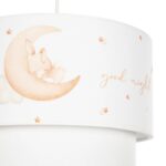 GLOBOSTAR® MOON 204-0011 Παιδικό Κρεμαστό Φωτιστικό Οροφής με Ντουί 1 x E27 AC 220-240V IP20 - Πολύχρωμο - Μ30 x Π30 x Υ24cm - Image 8