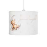 GLOBOSTAR® MOON 204-0013 Παιδικό Κρεμαστό Φωτιστικό Οροφής με Ντουί 1 x E27 AC 220-240V IP20 - Πολύχρωμο - Μ28 x Π28 x Υ24cm - Image 5