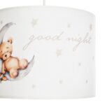 GLOBOSTAR® MOON 204-0013 Παιδικό Κρεμαστό Φωτιστικό Οροφής με Ντουί 1 x E27 AC 220-240V IP20 - Πολύχρωμο - Μ28 x Π28 x Υ24cm - Image 8