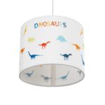 GLOBOSTAR® DINO 204-0014 Παιδικό Κρεμαστό Φωτιστικό Οροφής με Ντουί 1 x E27 AC 220-240V IP20 - Πολύχρωμο - Μ28 x Π28 x Υ24cm - Image 6