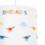 GLOBOSTAR® DINO 204-0014 Παιδικό Κρεμαστό Φωτιστικό Οροφής με Ντουί 1 x E27 AC 220-240V IP20 - Πολύχρωμο - Μ28 x Π28 x Υ24cm - Image 8