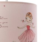 GLOBOSTAR® BALLERINA 204-0015 Παιδικό Κρεμαστό Φωτιστικό Οροφής με Ντουί 1 x E27 AC 220-240V IP20 - Ροζ - Μ28 x Π28 x Υ24cm - Image 8