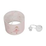 GLOBOSTAR® BALLERINA 204-0015 Παιδικό Κρεμαστό Φωτιστικό Οροφής με Ντουί 1 x E27 AC 220-240V IP20 - Ροζ - Μ28 x Π28 x Υ24cm - Image 10