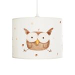 GLOBOSTAR® OWL 204-0017 Παιδικό Κρεμαστό Φωτιστικό Οροφής με Ντουί 1 x E27 AC 220-240V IP20 - Πολύχρωμο - Μ28 x Π28 x Υ24cm - Image 5