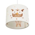 GLOBOSTAR® OWL 204-0017 Παιδικό Κρεμαστό Φωτιστικό Οροφής με Ντουί 1 x E27 AC 220-240V IP20 - Πολύχρωμο - Μ28 x Π28 x Υ24cm - Image 6