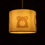 GLOBOSTAR® BEAR 204-0018 Παιδικό Κρεμαστό Φωτιστικό Οροφής με Ντουί 1 x E27 AC 220-240V IP20 - Πολύχρωμο - Μ28 x Π28 x Υ24cm - Image 3
