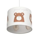 GLOBOSTAR® BEAR 204-0018 Παιδικό Κρεμαστό Φωτιστικό Οροφής με Ντουί 1 x E27 AC 220-240V IP20 - Πολύχρωμο - Μ28 x Π28 x Υ24cm - Image 6