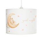 GLOBOSTAR® MOON 204-0019 Παιδικό Κρεμαστό Φωτιστικό Οροφής με Ντουί 1 x E27 AC 220-240V IP20 - Πολύχρωμο - Μ28 x Π28 x Υ24cm - Image 5