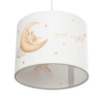 GLOBOSTAR® MOON 204-0019 Παιδικό Κρεμαστό Φωτιστικό Οροφής με Ντουί 1 x E27 AC 220-240V IP20 - Πολύχρωμο - Μ28 x Π28 x Υ24cm - Image 6