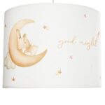 GLOBOSTAR® MOON 204-0019 Παιδικό Κρεμαστό Φωτιστικό Οροφής με Ντουί 1 x E27 AC 220-240V IP20 - Πολύχρωμο - Μ28 x Π28 x Υ24cm - Image 8