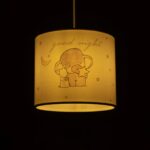 GLOBOSTAR® ELEPHANT 204-0020 Παιδικό Κρεμαστό Φωτιστικό Οροφής με Ντουί 1 x E27 AC 220-240V IP20 - Πολύχρωμο - Μ24 x Π24 x Υ23cm - Image 3