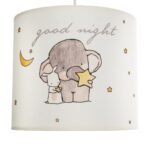 GLOBOSTAR® ELEPHANT 204-0020 Παιδικό Κρεμαστό Φωτιστικό Οροφής με Ντουί 1 x E27 AC 220-240V IP20 - Πολύχρωμο - Μ24 x Π24 x Υ23cm - Image 8