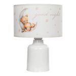 GLOBOSTAR® MOON 204-0023 Παιδικό Επιτραπέζιο Φωτιστικό Πορτατίφ με Ντουί 1 x E27 AC 220-240V IP20 - Πολύχρωμο - Μ24 x Π24 x Υ32cm - Image 4