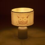 GLOBOSTAR® OWL 204-0024 Παιδικό Επιτραπέζιο Φωτιστικό Πορτατίφ με Ντουί 1 x E27 AC 220-240V IP20 - Πολύχρωμο - Μ24 x Π24 x Υ32cm - Image 3