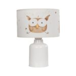 GLOBOSTAR® OWL 204-0024 Παιδικό Επιτραπέζιο Φωτιστικό Πορτατίφ με Ντουί 1 x E27 AC 220-240V IP20 - Πολύχρωμο - Μ24 x Π24 x Υ32cm - Image 4