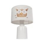 GLOBOSTAR® OWL 204-0024 Παιδικό Επιτραπέζιο Φωτιστικό Πορτατίφ με Ντουί 1 x E27 AC 220-240V IP20 - Πολύχρωμο - Μ24 x Π24 x Υ32cm - Image 5